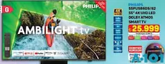 PHİLİPS 55PUS8609/62 55 İNÇ 4K UHD LED DOLBY ATMOS SMART TV AKILLI TELEVİZYON